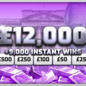 Win £12,000 Cash + Instant Wins!